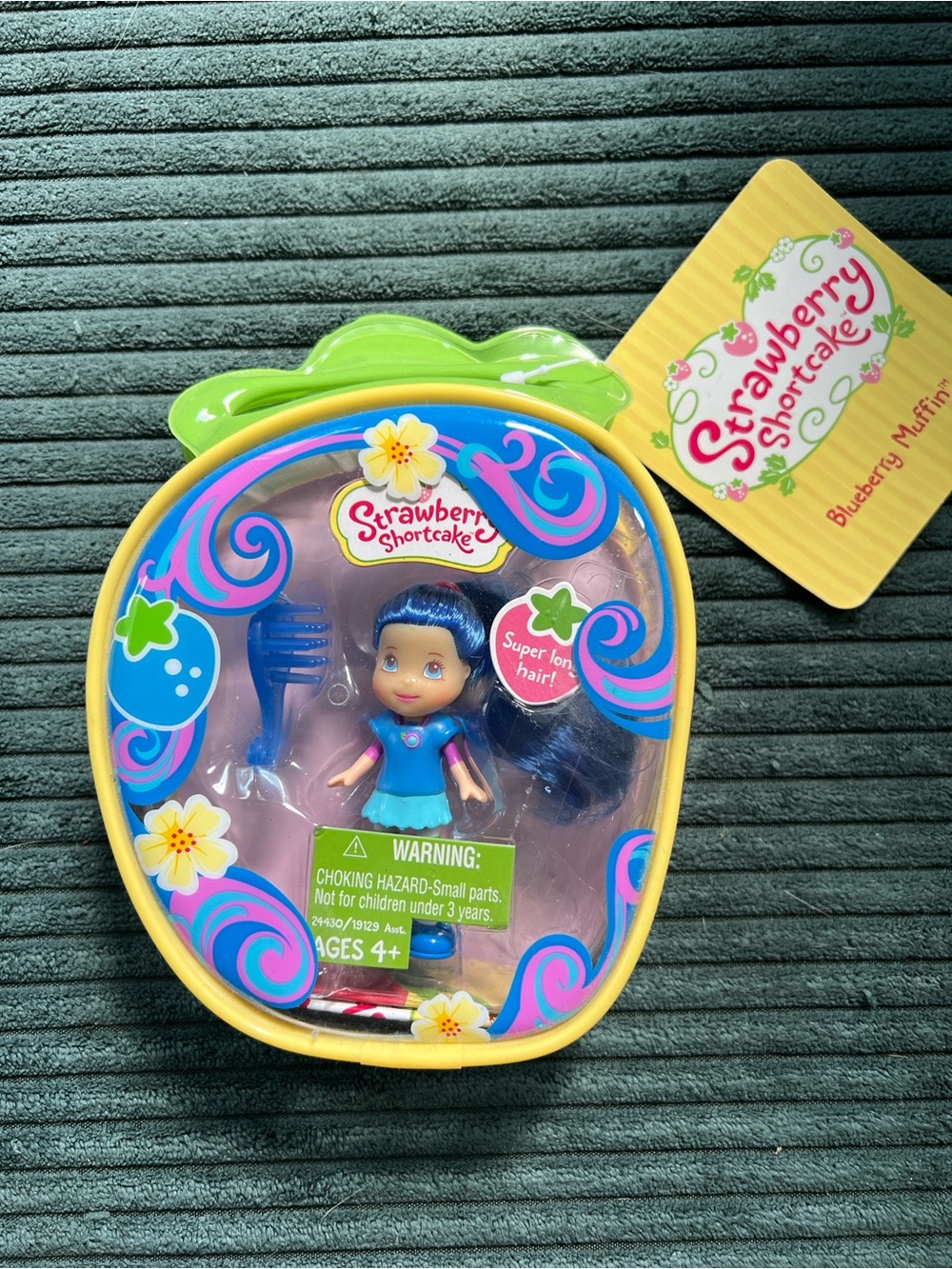 Blueberry Shortcake mini doll in purse RARE NWT